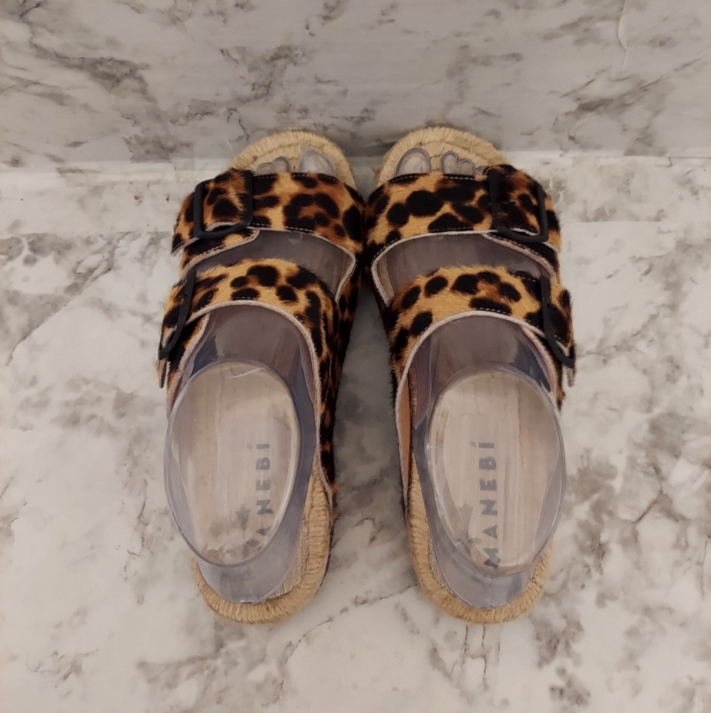 🆕️brand new manebi leopard print sandals - Picture 6 of 11
